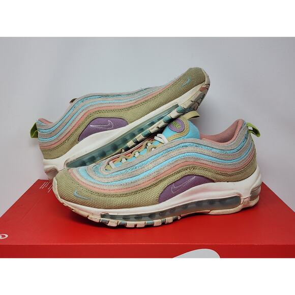 Nike Air Max 97 GS NEXT NATURE Size 6.5y DQ4126-400 WORN - Picture 1 of 8